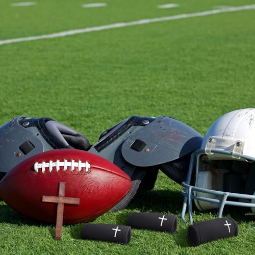 AceOrbit 8-Pack Cross Football Chin Strap Cover for Protective Gear