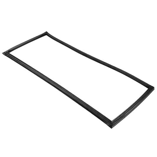 Whole Parts Refrigerator French Door Seal Gasket (Magnetic Strip Inside, Black), Single Piece, Part# W10830047 - Replacement & Compatible with Some Jenn Air, Kitchen Aid and Whirlpool Refrigerators
