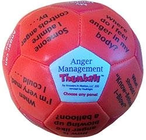 Youthlight Anger Management Thumball - 4-inch Interactive Stress Ball for Kids & Teens