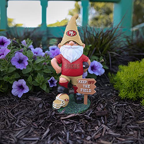 NFL Team Logo Garden Gnome Statue - 8 Inch Outdoor Decor