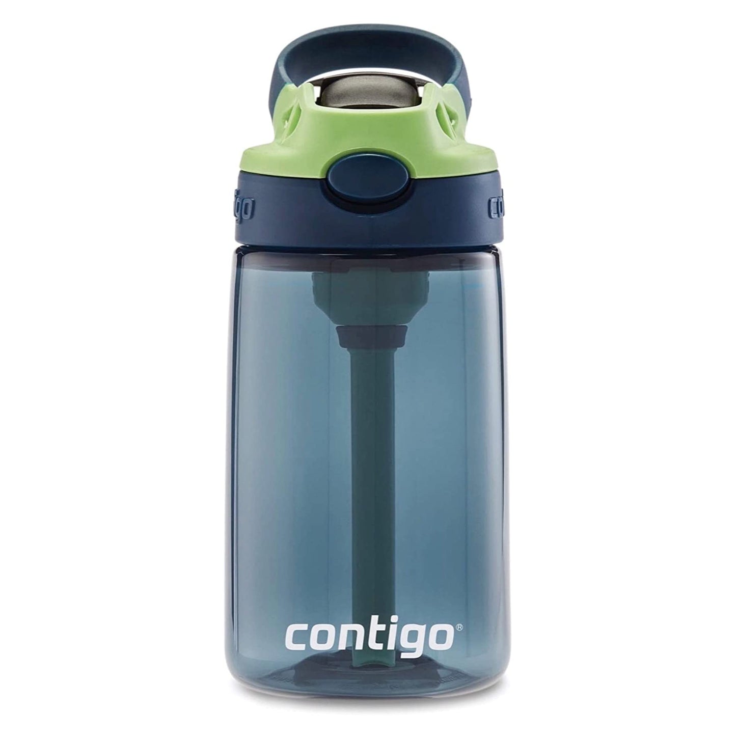 Contigo AUTOSPOUT Camping Hydration Water Bottles, 14oz (Pack of 1), Blueberry