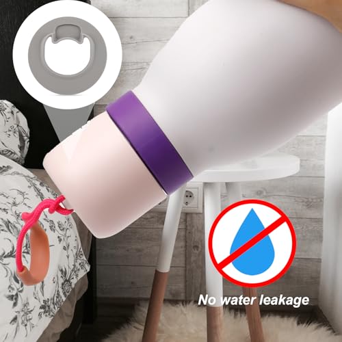 Silicone Replacement Stoppers for 18oz 24oz Water Bottles - Gray, 4 Pack