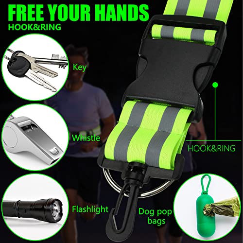 Reflective Walking Sash - Fluorescent Green - 2 Pack