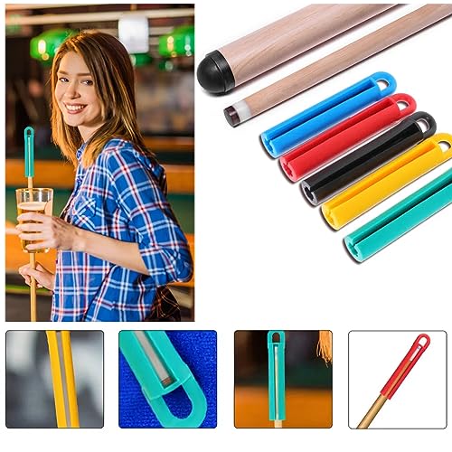 5 Pack Pool Cue Hangers - Durable Storage Organizer for Billiards