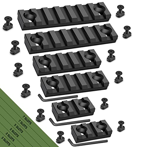 Aluminum Single-Sided Standard Rail Accessory Set - Squared Corner