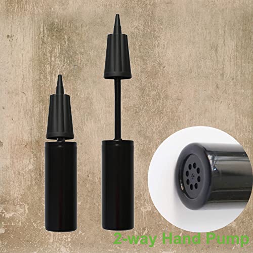Two-Way Hand Pump Inflator - 9 Inch Portable Pump for Exercise Balls & Inflatables