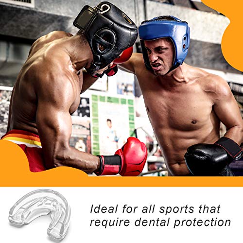Coolrunner Double Braces Mouth Guard - Transparent Youth Sports Mouthguard