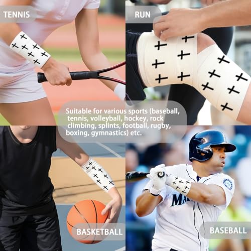Christian Athletic Tape - Cotton Sports Wrap for Wrist & Ankle Support