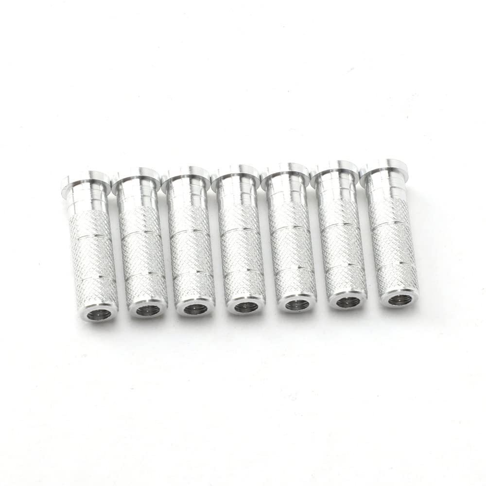 Pinals Archery 19/64" 100 Grain Field Points Tips Target and .244/6.2mm Arrows Inserts for Bow Hunting 12Set