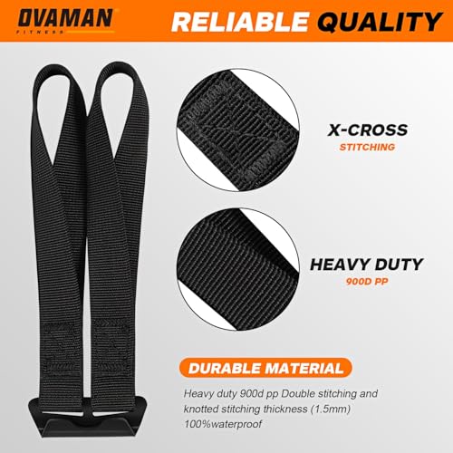 Rooftop Cargo Tie Down Hook Straps - Secure Roof Bags & Cargo