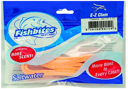 Fishbites E-Z Clam Bait - Longer Lasting Coquina Clam