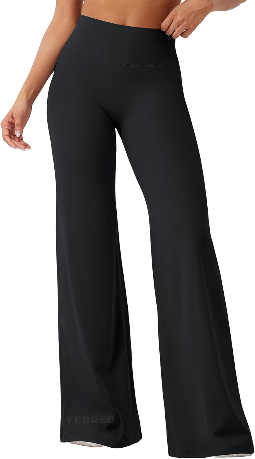 YEOREO High Waist Workout Leggings - No Front Seam, Buttery Soft Yoga Pants | Available in 29" to 35" Sizes