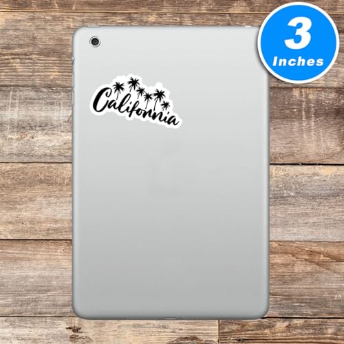 California Palm Trees Sticker 3-Pack - 2.5 Inch Vinyl Decals