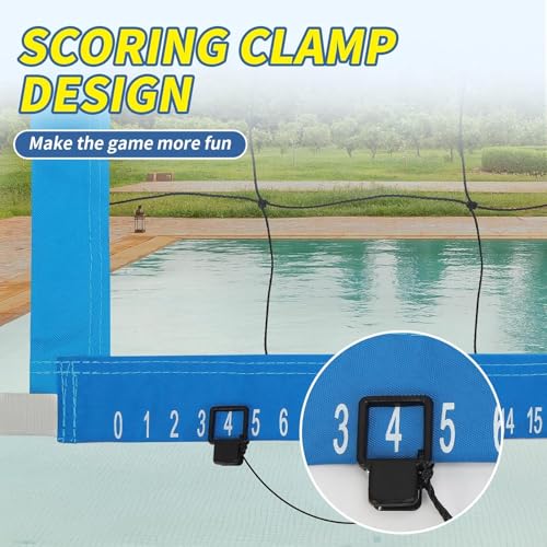 Adjustable Replacement Pool Volleyball Net - 15ft to 26ft