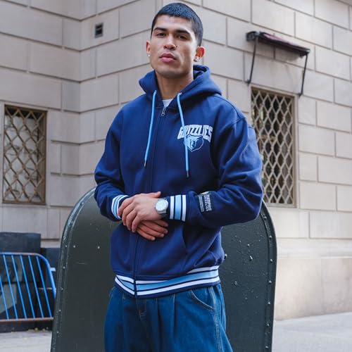 NBA Men's Premium Full Zip Hoodie Jacket - New York Knicks - Medium