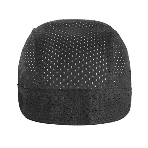 Quick Dry Beanie - Black Skull Cap with UV Protection