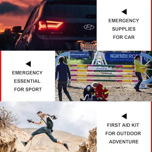 300-Piece Compact First Aid Kit for Home, Travel & Outdoor