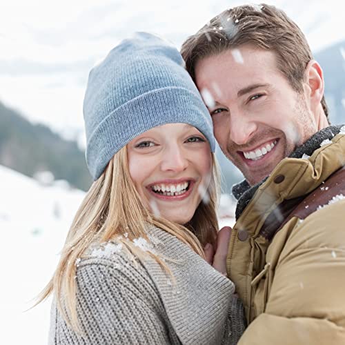 Cuffed Knit Beanie for Women & Men - One Size Pure Ginger