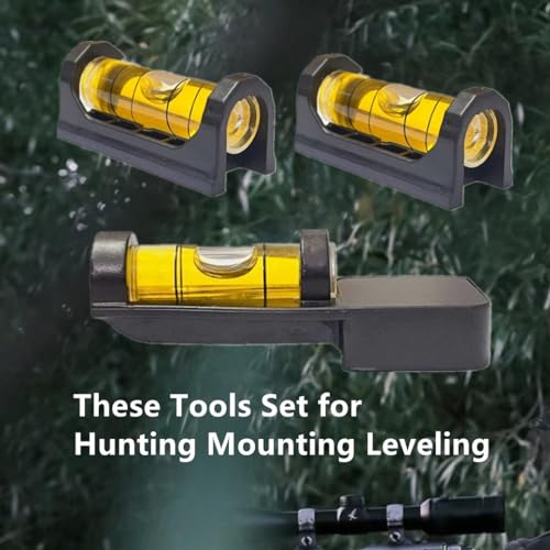 3-Piece Magnetic Scope Leveling Kit for Rifle Mounting and Alignment