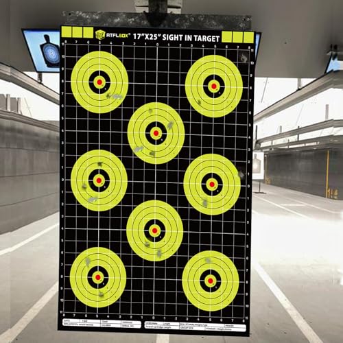 Atflbox Sight in Shooting Range Paper Target, 17X25 Inch High