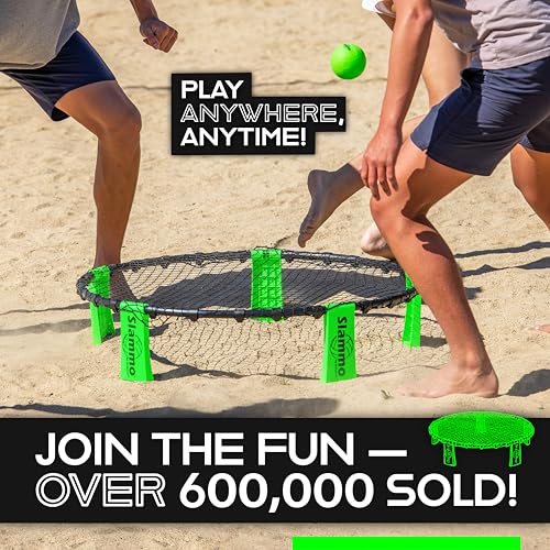 Slammo Game Set – Ultimate Roundnet Lawn and Beach Game