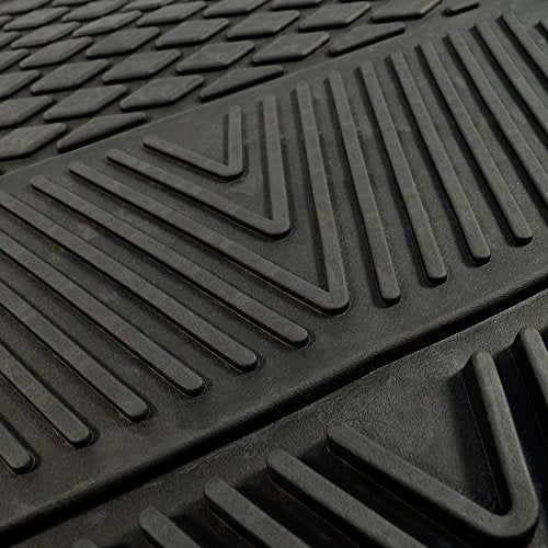 Heavy Duty Vinyl Car Mat Set - Michigan Wolverines Front Row