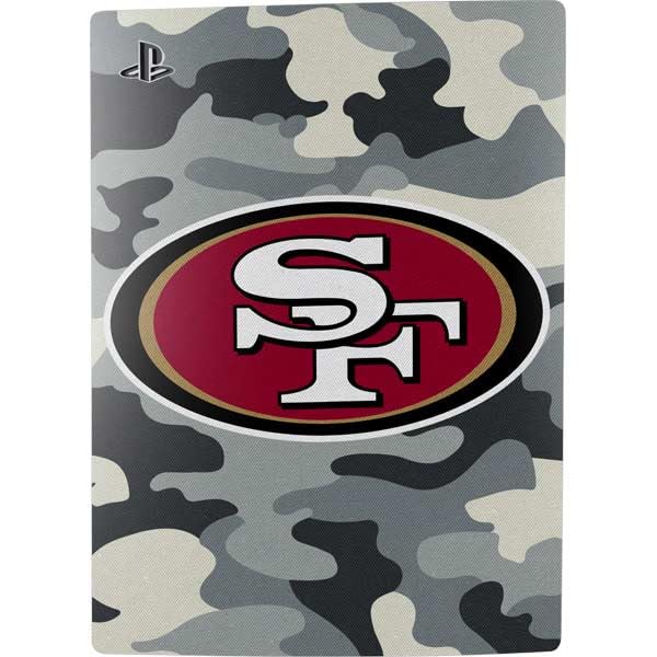San Francisco 49ers Camo Skin for PS5 Bundle - Official NFL Design