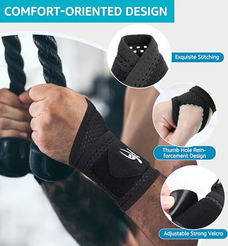 Adjustable Ultra-Thin Mesh Wrist Wraps - Breathable Support for Pain Relief