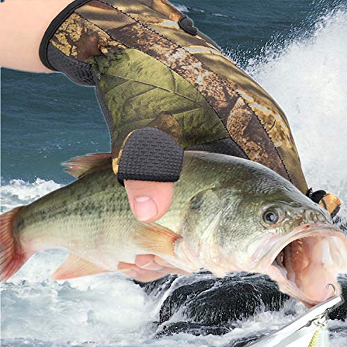 Fingerless Neoprene Fishing Gloves for Men - Waterproof & Lightweight