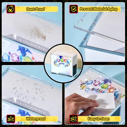 ETB Protector Case - 5mm Acrylic Display Box for Collectibles