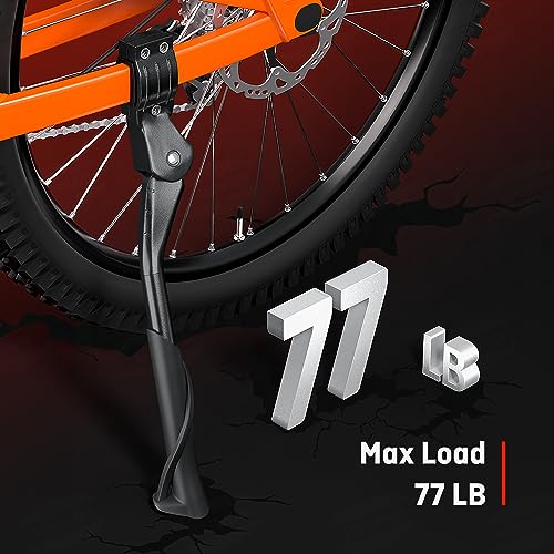 HENMI Bike Kickstand for 26-29 Inch Mountain, Road & E-Bikes - Adjustable Aluminum Stand