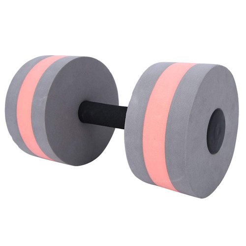 Keenso Water Dumbbells,Foam Water Workout Dumbbells Water Weights for Pool Exercise(Gray red)
