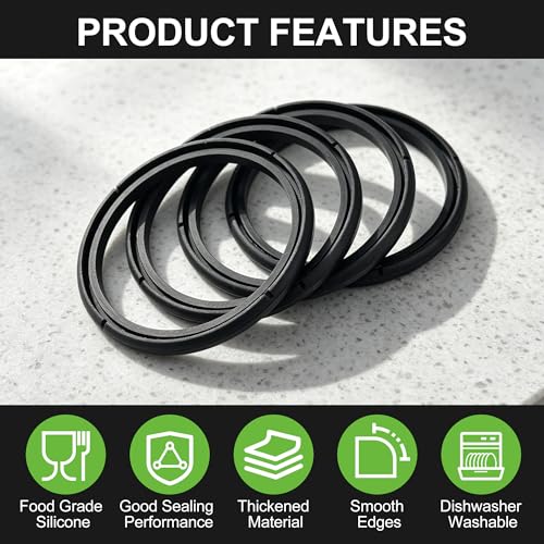 Replacement Silicone Seal Ring for Yeti Rambler Chug Cap - 4 Pack