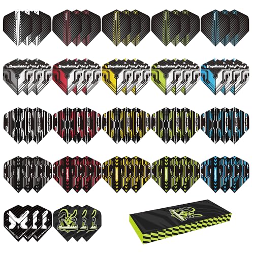 66-Piece Dart Flight Set - Standard Shape, Durable & Aerodynamic