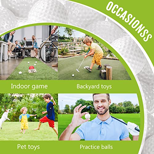 Junkin White Foam Golf Balls 24 Pack - Practice & Safe Indoor/Outdoor Swing