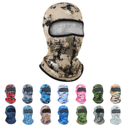 Balaclava Face Mask - Ink Khaki - 1 Pack Ski Mask for Men & Women