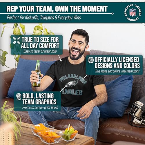 NFL Gameday Cotton Blend T-Shirt for Men & Women - Sizes S-5XL