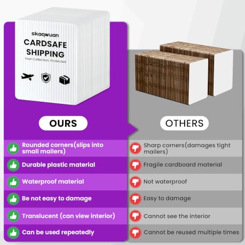 80 Pack Trading Card Shipping Kit - Soft Sleeves & Tape
