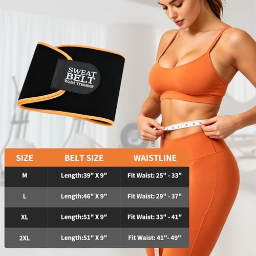 Sweat Waist Trainer for Women - Medium Neoprene Cincher Belt