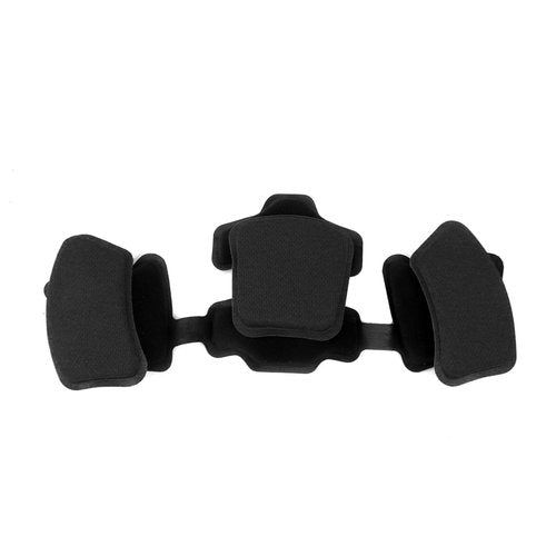 PAXLAMB Tactical Pad Replacements Airsoft Helmet Pads 33PCS/Set Internal Memory Cushion Accessories Foam Pads Liners Protective Mat for ACH MICH Team Wendy FMA EXF Helmet (Black Black)