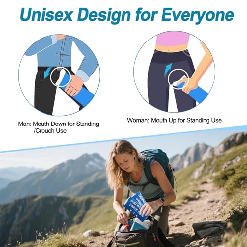 12 Disposable Urine Bags - 900ml Leak-Proof Portable Urinals