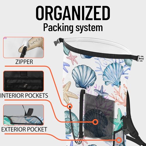 Waterproof Dry Bag Backpack 5L Roll Top - Blue2