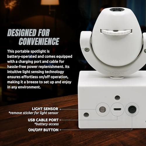 Pittsburgh Steelers LED Mini Spotlight Projector - 6 Designs