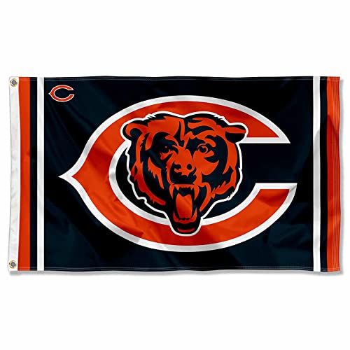 Chicago Bears Flag - 3ft x 5ft Polyester Banner with Grommets