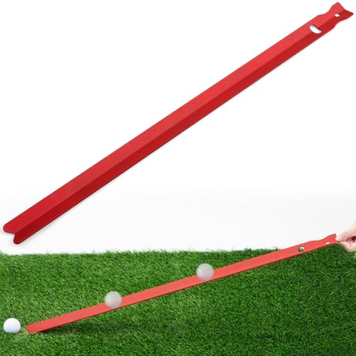 Golf Speedmeter Aluminum Putting Speed Tester - Red 30"
