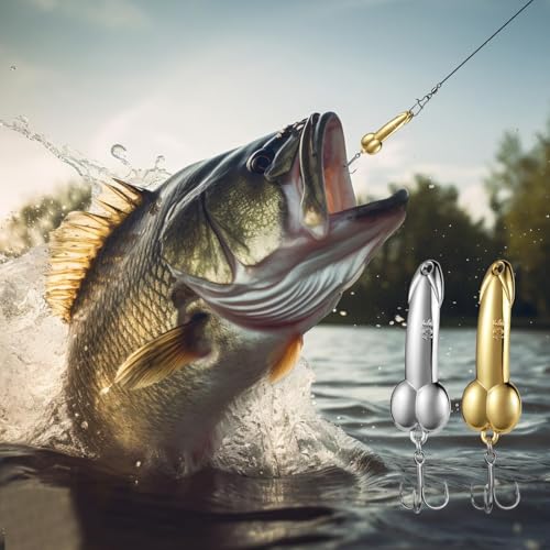10g Zinc Alloy Spoon Lures with Treble Hooks - 4Pcs Fishing Tackle