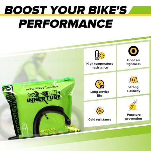 Hydencamm 12"x1.75/2.125 Bike Inner Tubes 2 Pack for Mountain, City & Kids Bikes