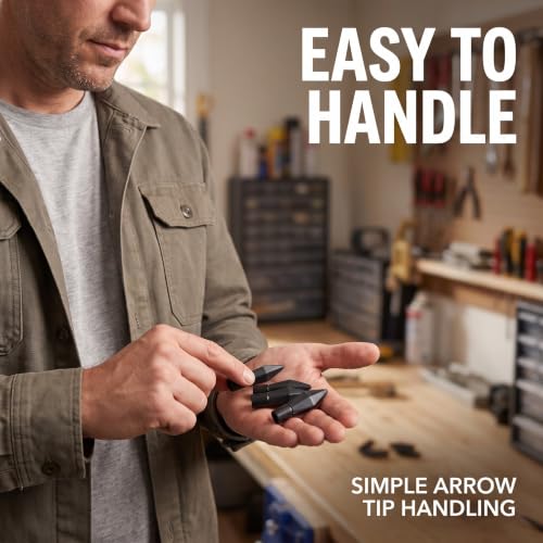 25 Black Rubber Practice Arrowhead Tips for Target Shooting
