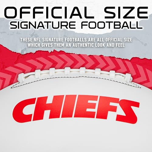 NFL Autograph Football - Official Size, Kansas City Chiefs Design