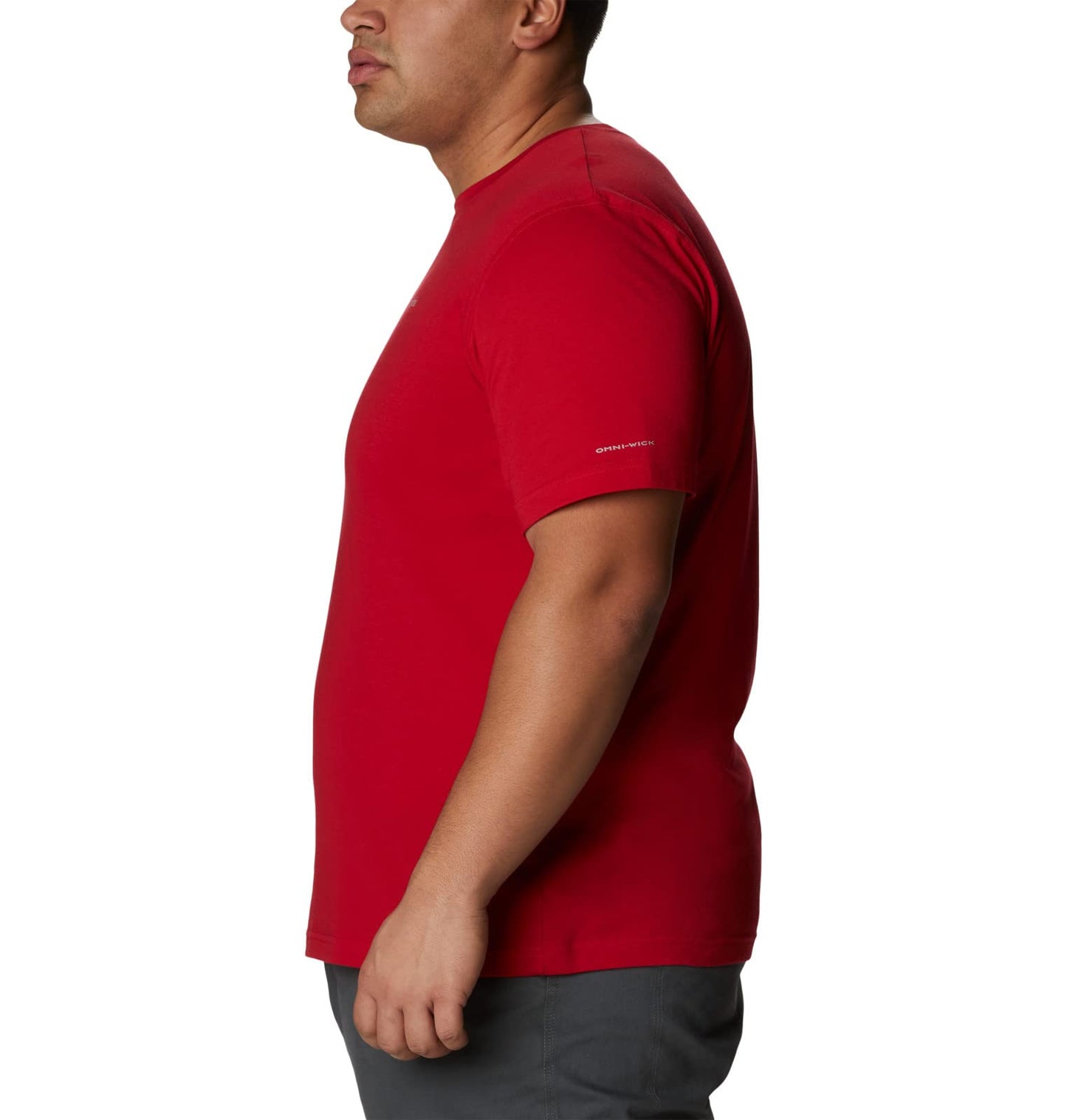 Columbia Mens Thistletown Hills Short Sleeve T-Shirt, Mountain Red, 3X